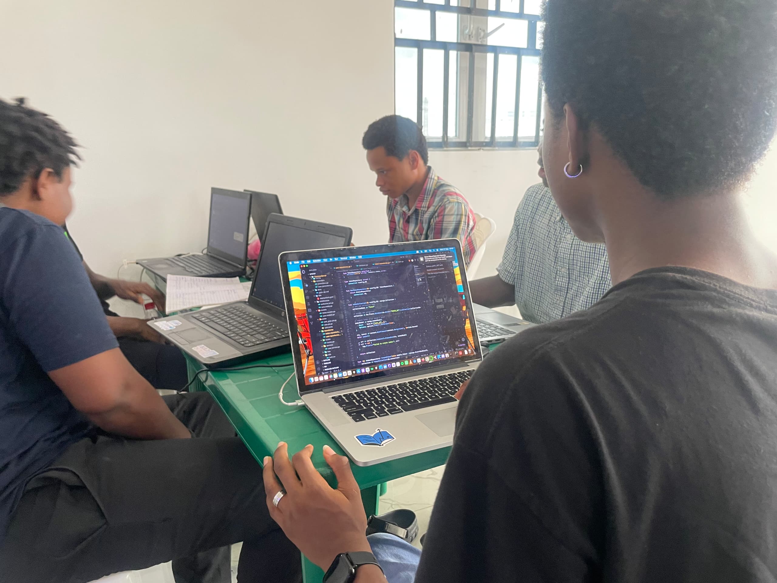 A PY50 cohort mid-class at Square One in Uyo, Nigeria