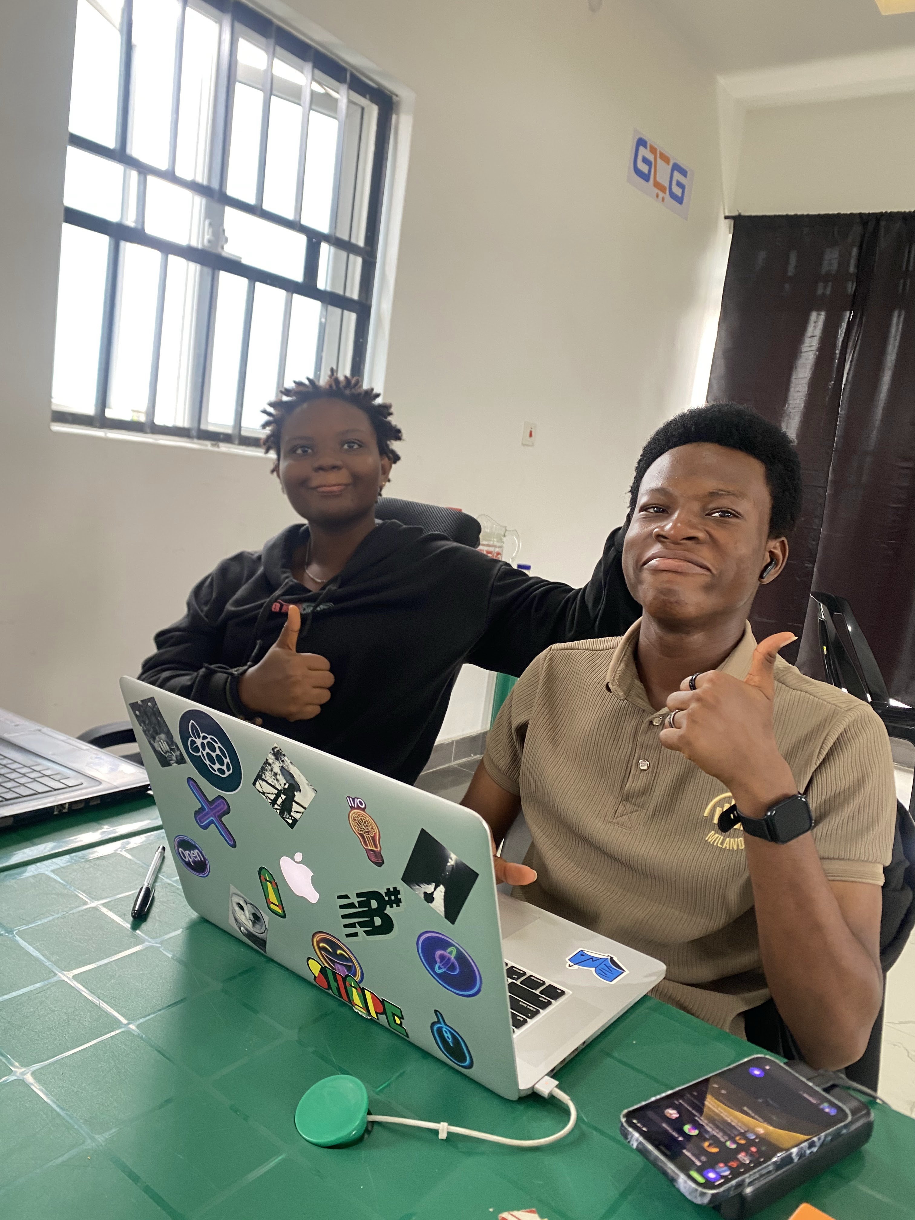 A PY50 graduate at Square One in Uyo, free access for a year after graduation